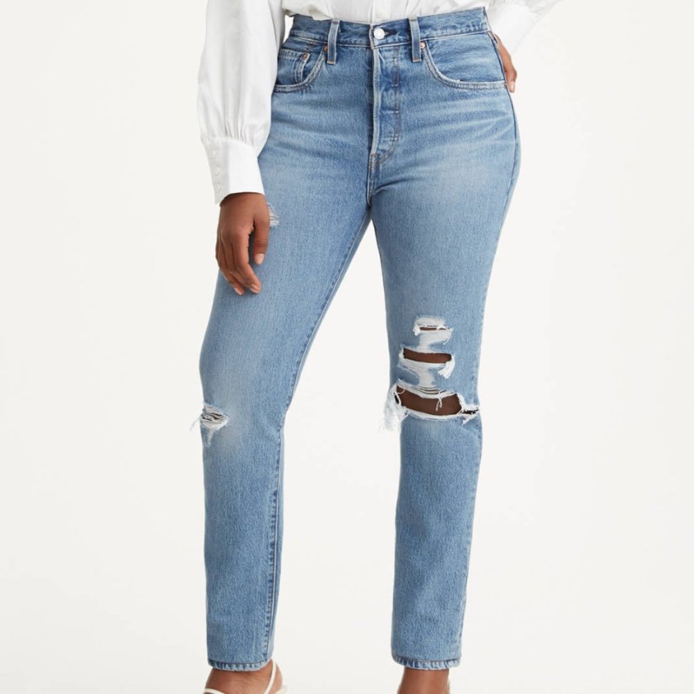 Levis 501 Womens Skinny Jeans